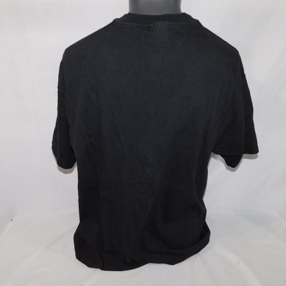 Mens XL Embroidered Canada PRIDE FLAG Black T Shirt LGBTQ - Picture 6 of 6